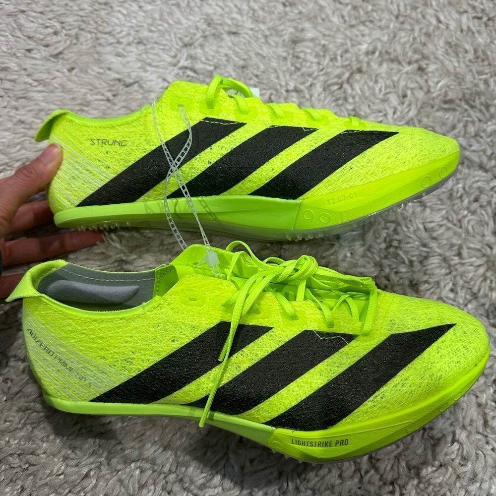 NEW 8 ADIDAS ADIZERO PRIME SP 3 STRUNG TRACK & FIELD MENS - no spikes included